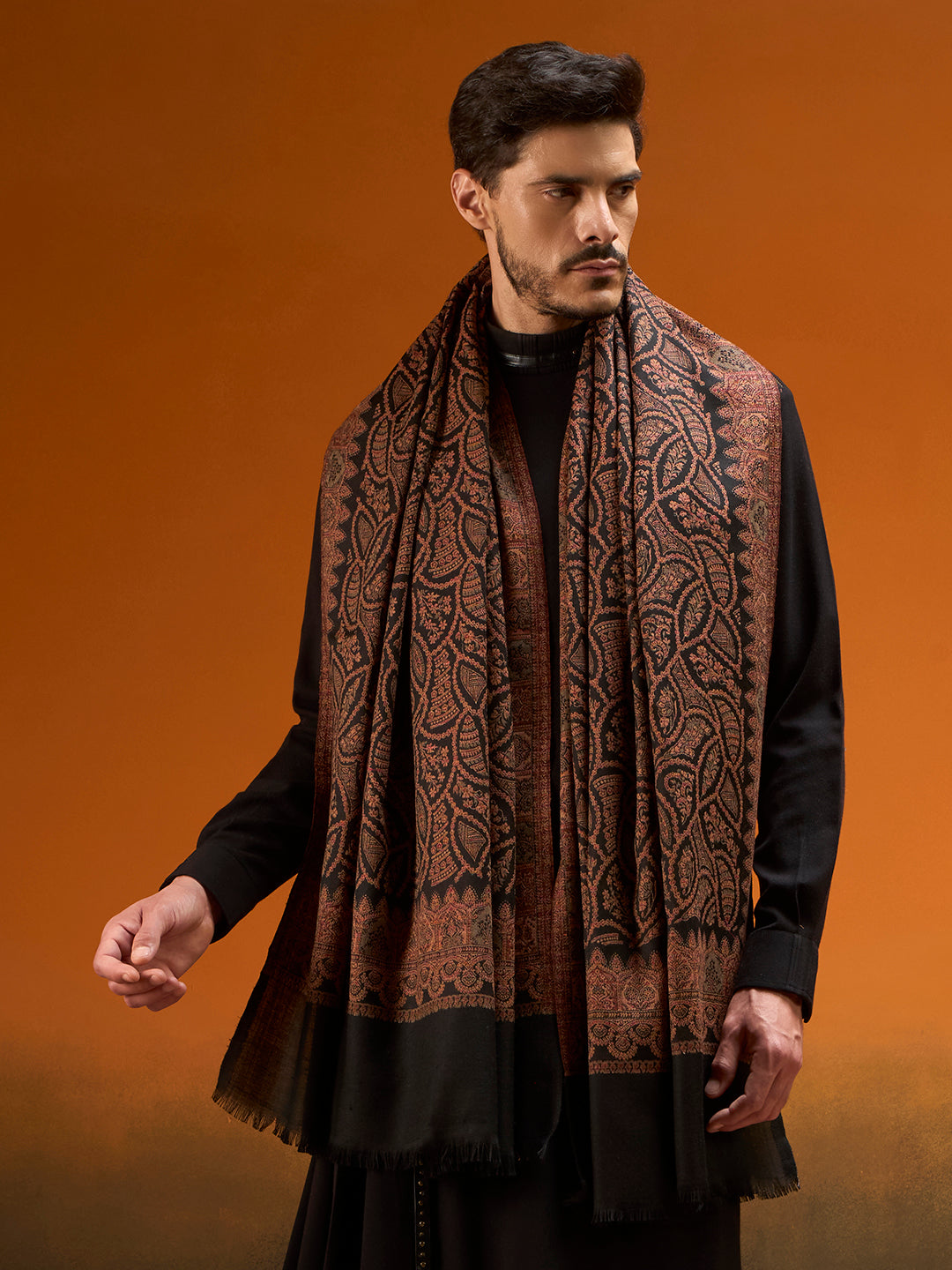 Men Shahi Jaal Jamawar Shawl