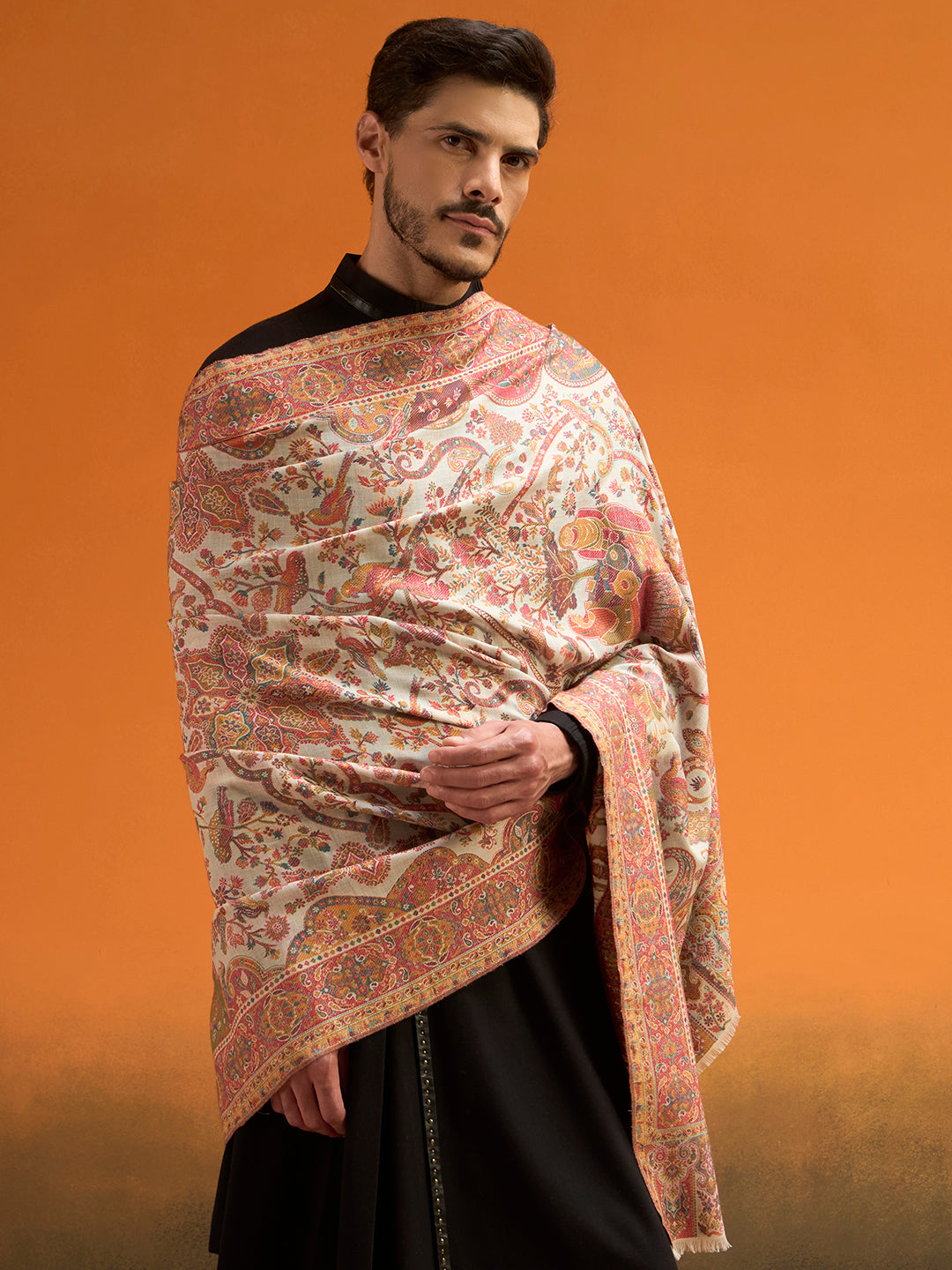 Men Royal gulistan Fine Wool Kaani Shawl