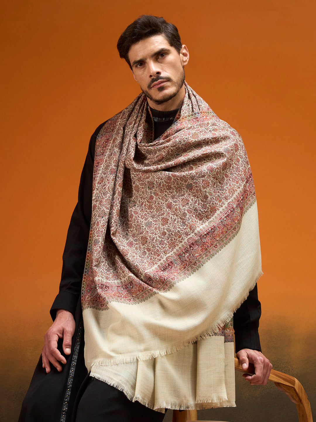 Men Fleur Royale Jamawar Shawl