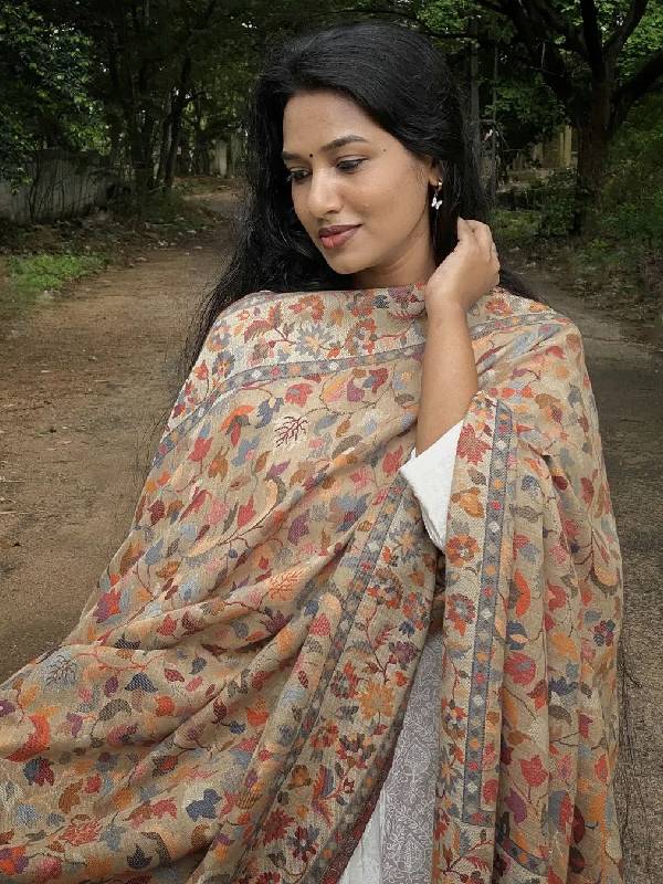 Women's Gulbahaar Kaani Woven Design Shawl (Size 101X203 CM)