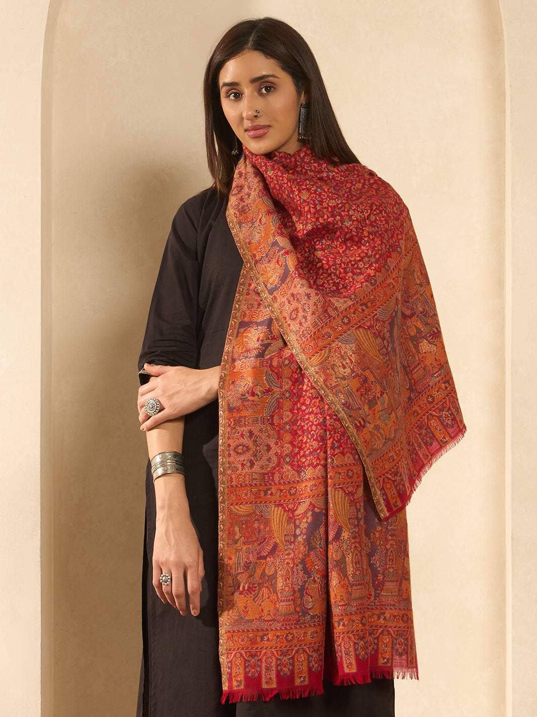 Women Persian Court kaani stole