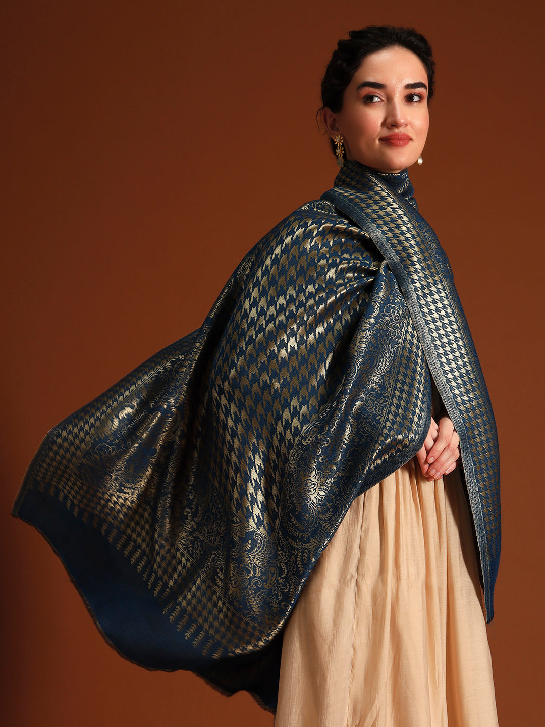 Women Royal Zari Elegance Stole