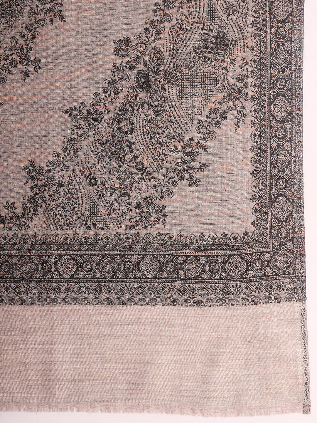 Pashmoda Men Kohsar Kashmiri Jamawar Woven Shawl (Size: 101X203 CM)