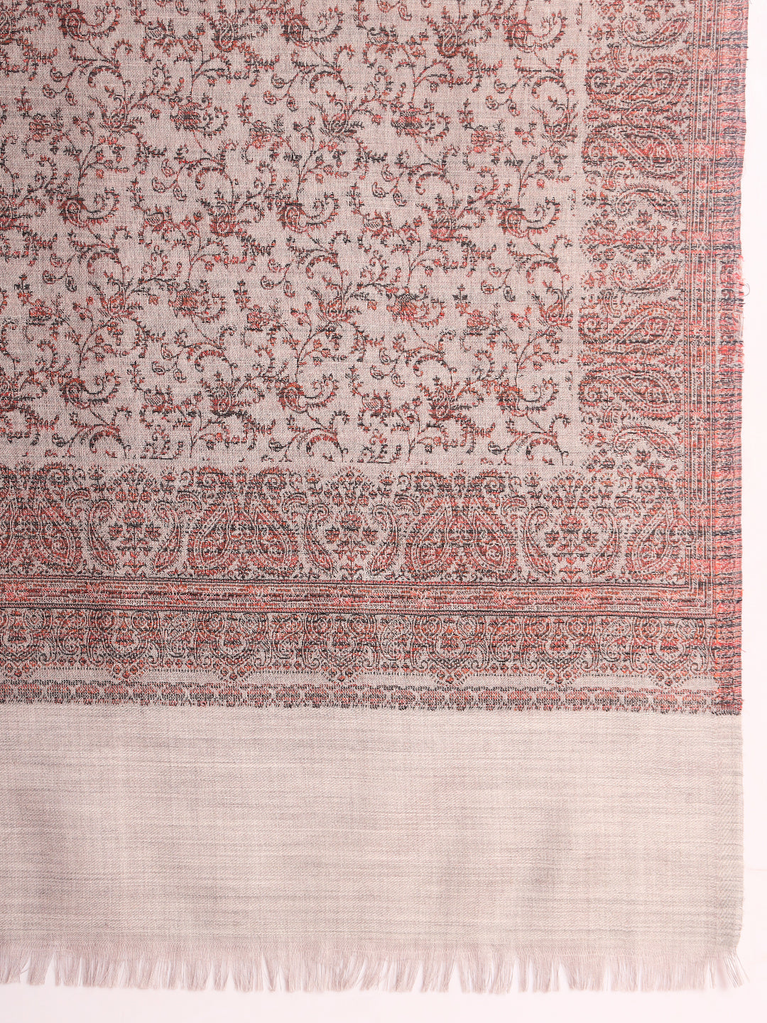 Pashmoda Men Meher Jaal Kashmiri Jamawar Woven Shawl (Size: 101X203 CM)