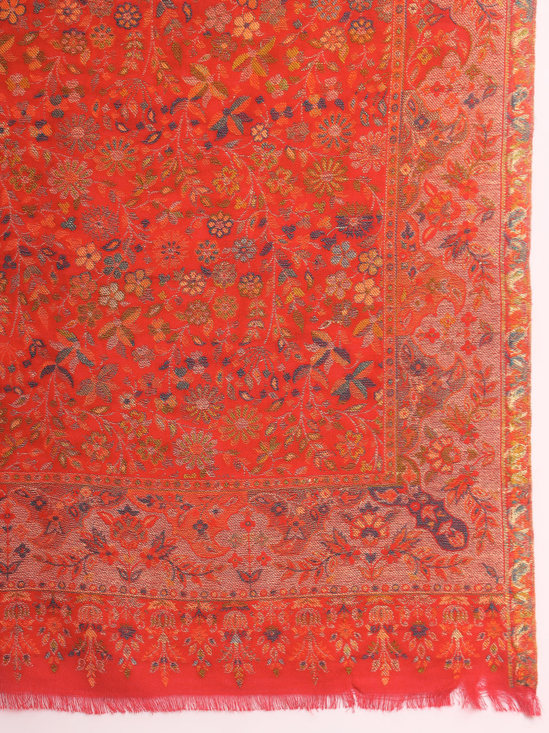 Pashmoda Men Nazrana Kaani Wool Blend Kashmiri Shawl (Size: 101X203 CM)