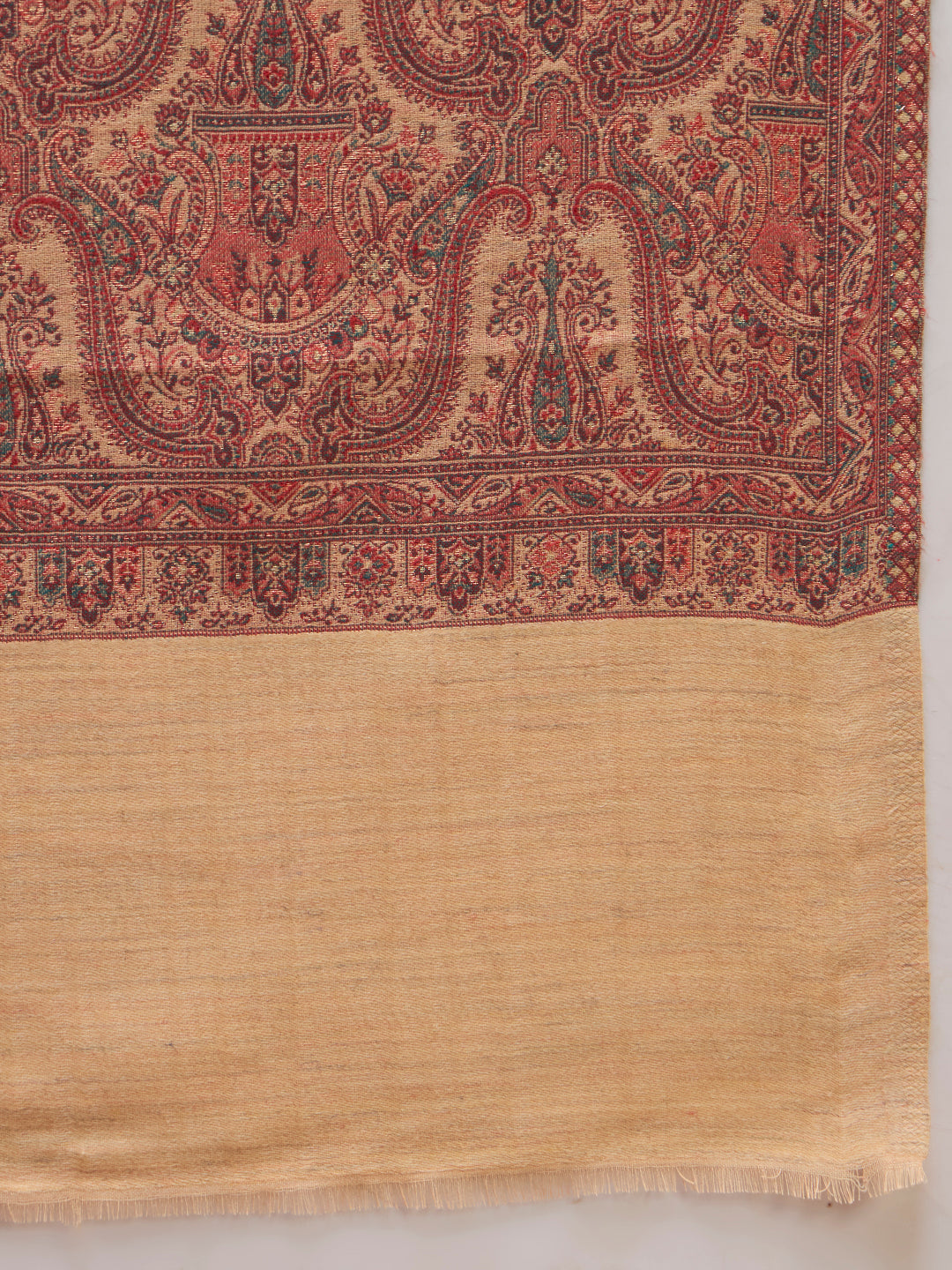 Men Gulnaar Royale Reversible Kaani Zari Shawl