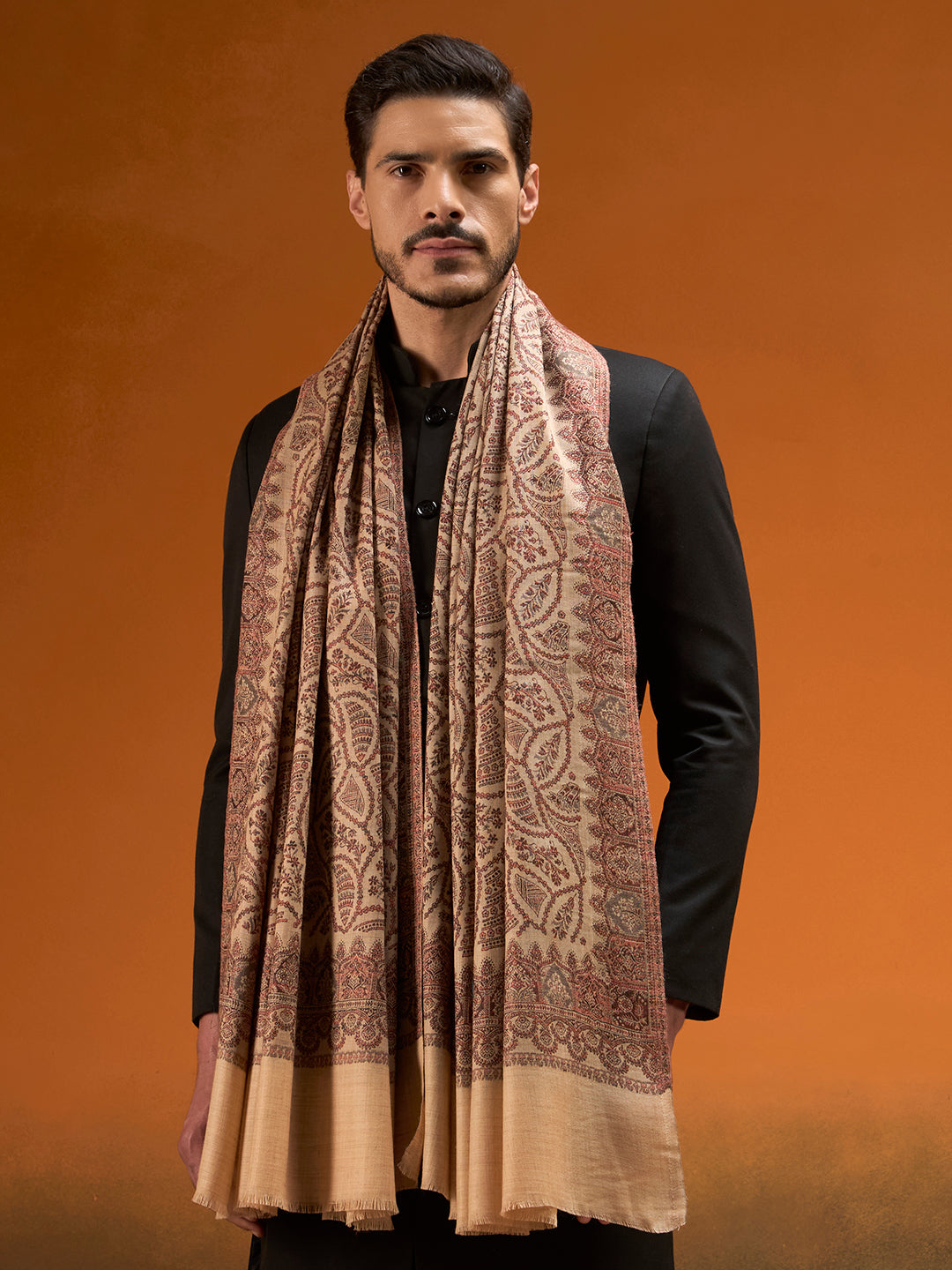 Men Shahi Jaal Jamawar Shawl