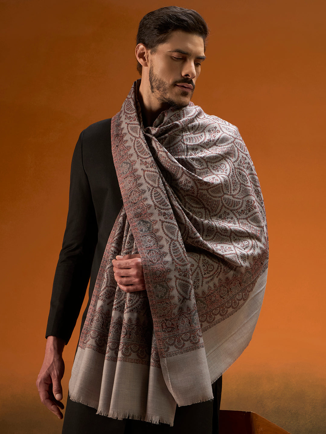 Men Shahi Jaal Jamawar Shawl