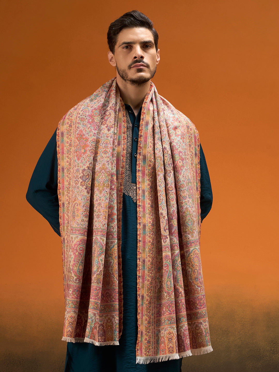 Men Shahkaar Gulistan Kaani Stole
