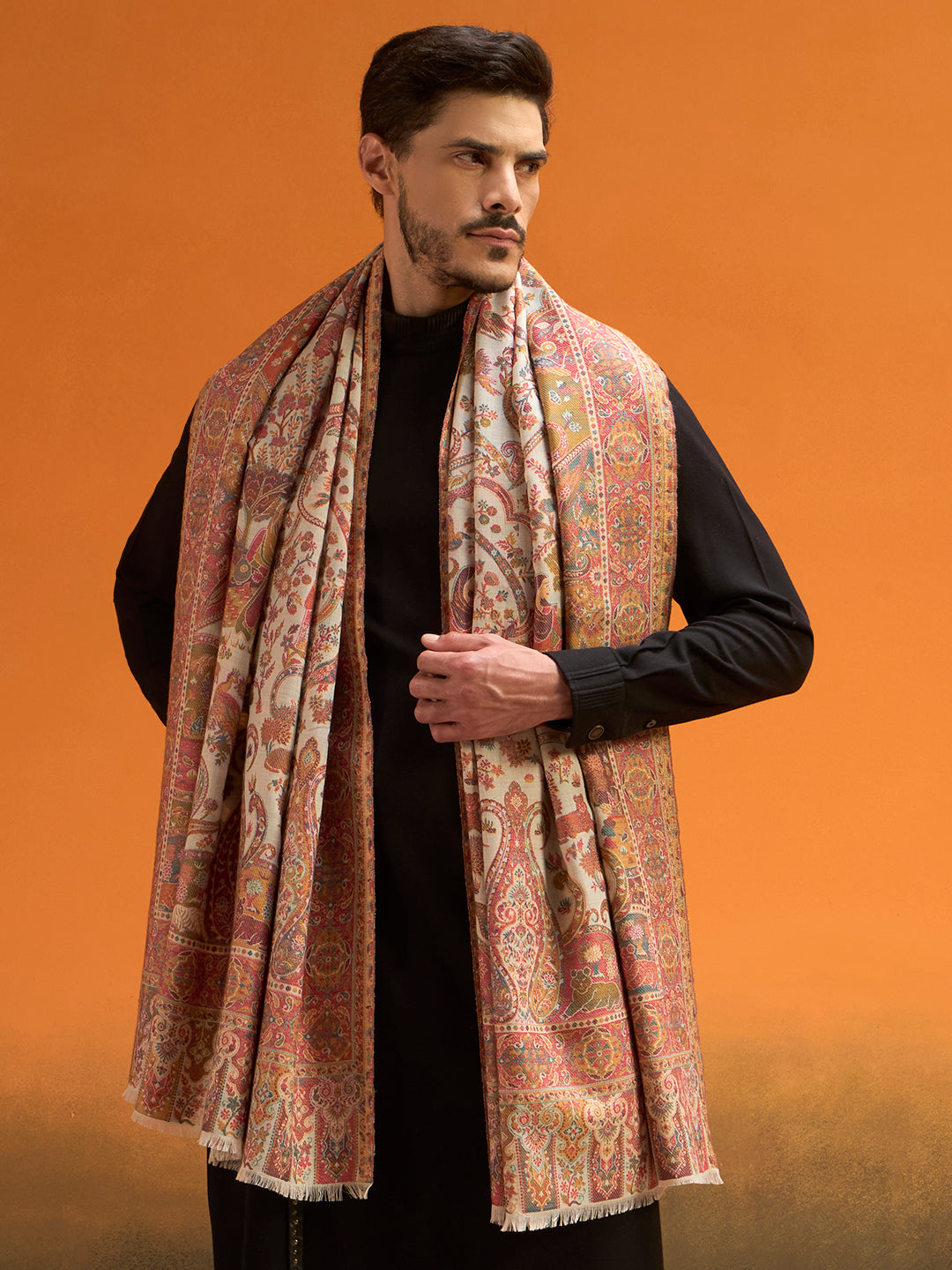Men Royal gulistan Fine Wool Kaani Shawl