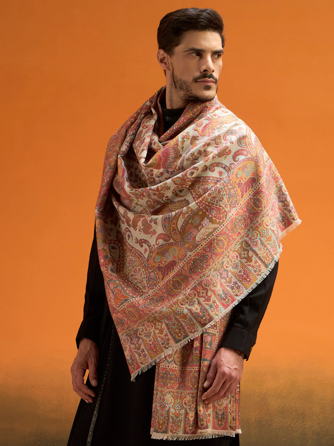Men Royal gulistan Fine Wool Kaani Shawl