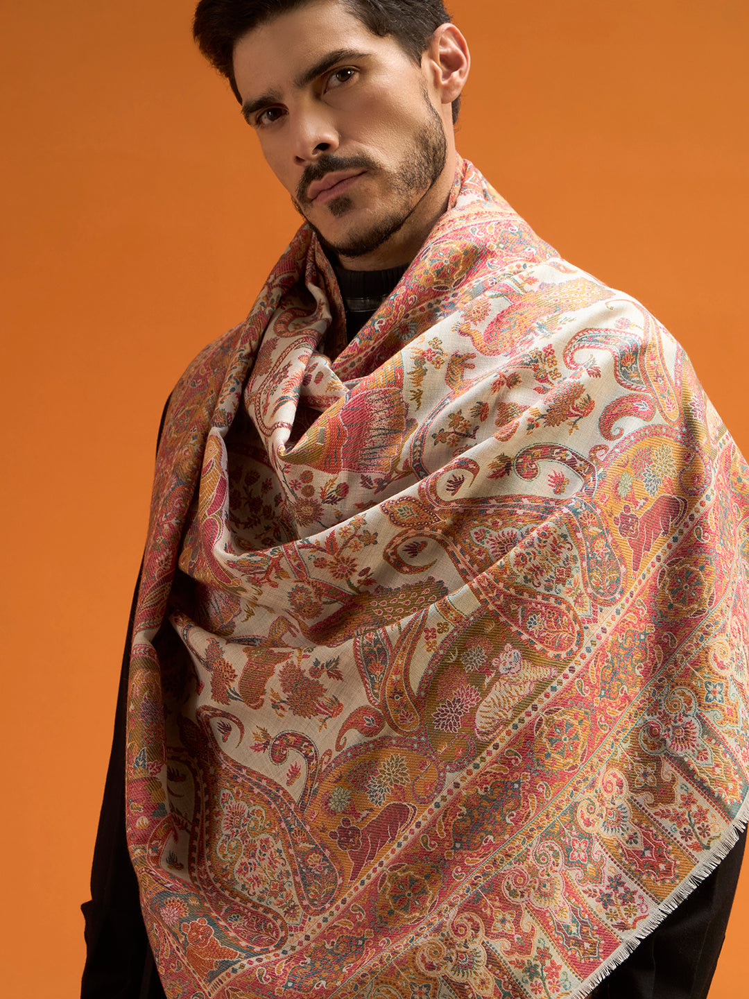 Men Royal gulistan Fine Wool Kaani Shawl