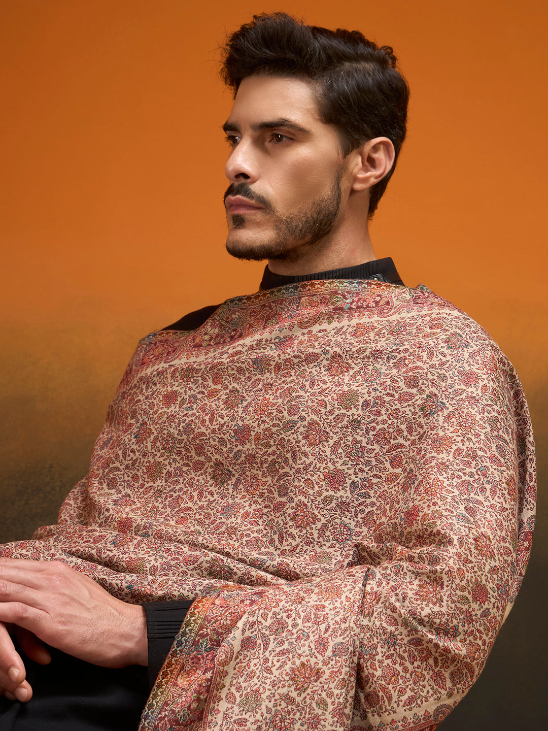 Men Fleur Royale Jamawar Shawl