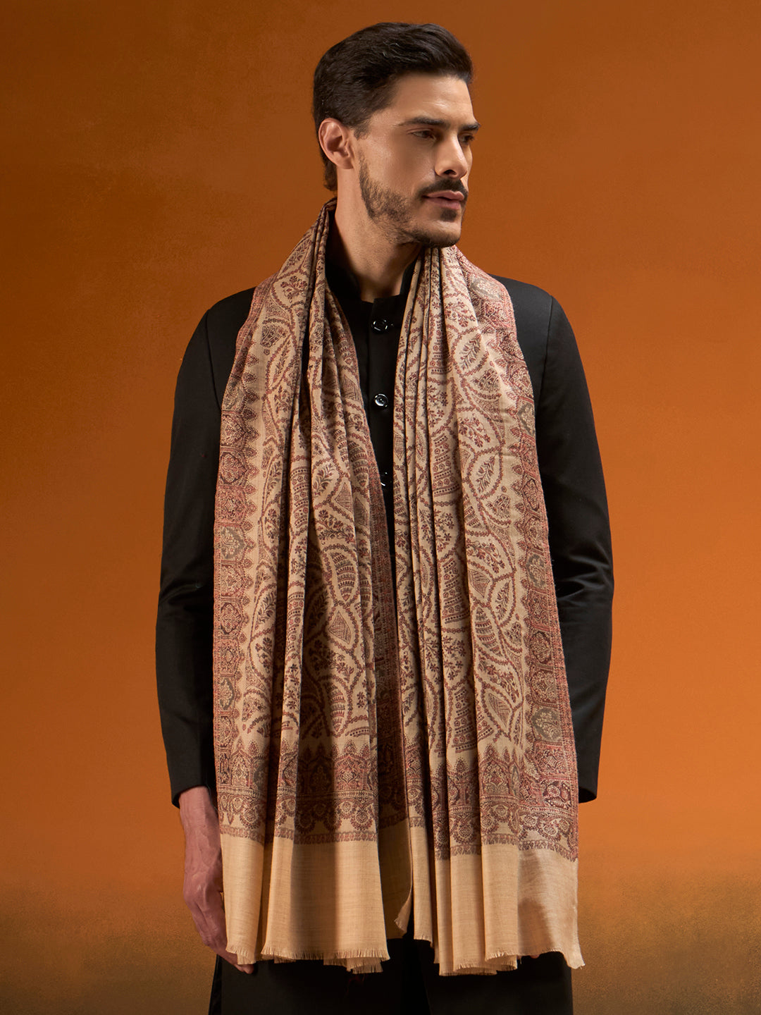 Men Shahi Jaal Jamawar Shawl