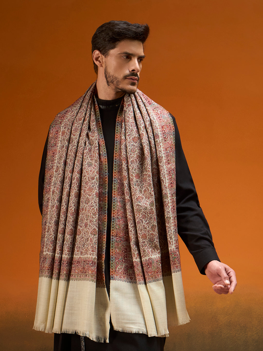 Men Fleur Royale Jamawar Shawl