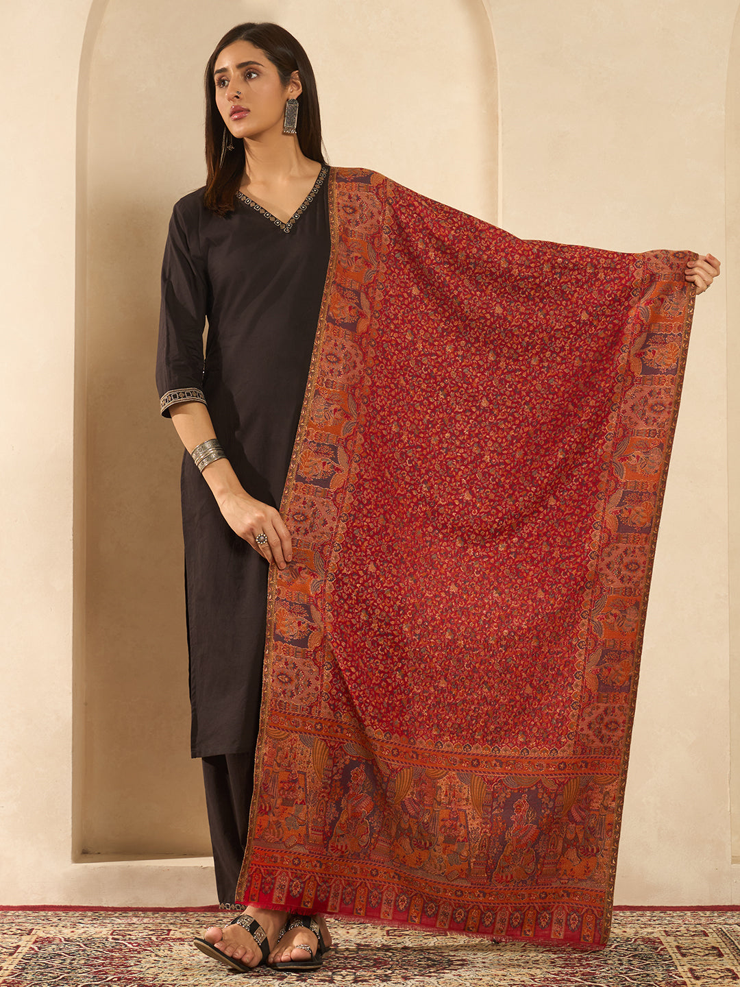 Women Persian Court kaani stole