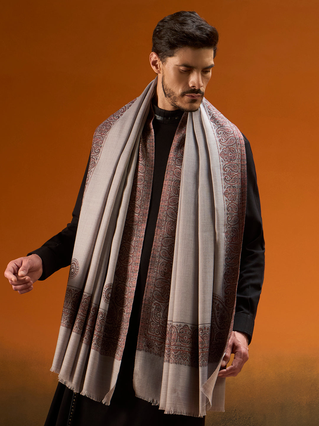 Men Naqsh Jamawar Shawl