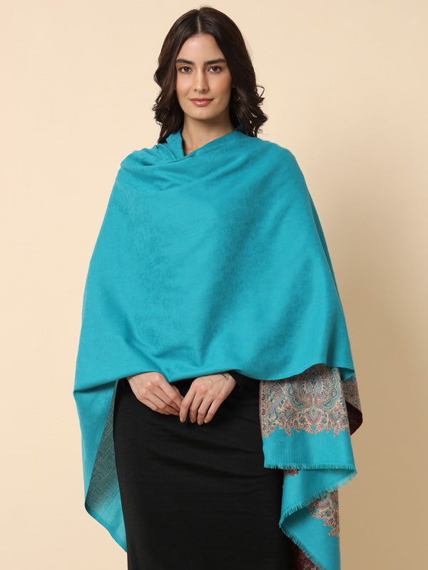 Women's Firoza Kaani Woven Design Shawl (Size: 101 X 203 Cms)