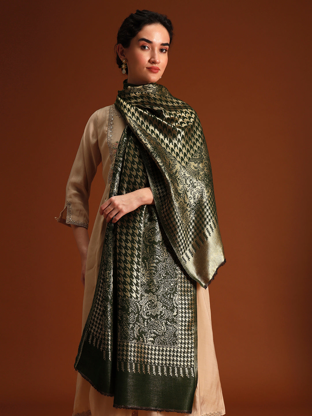 Women Royal Zari Elegance Stole