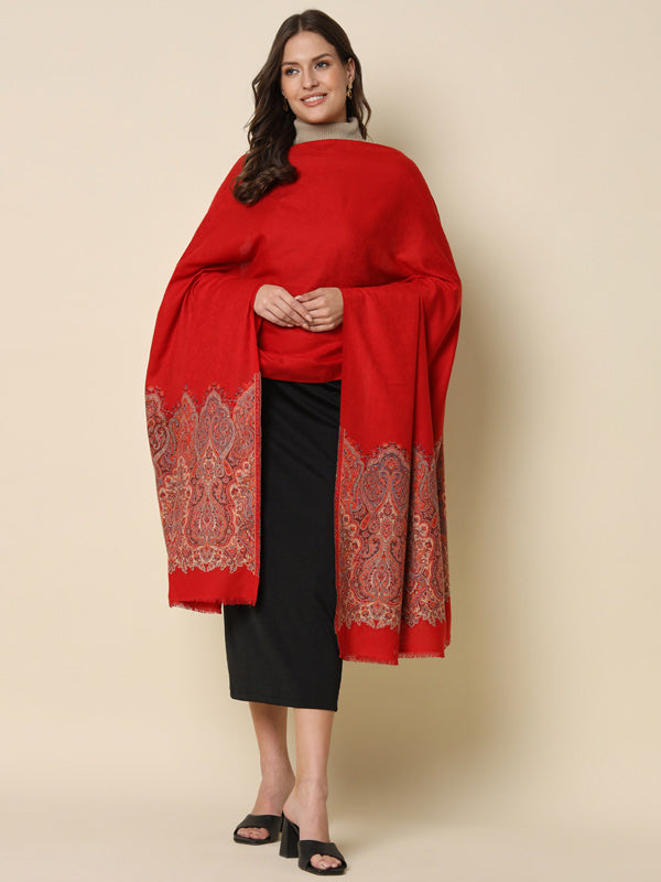 Women's Firoza Kaani Woven Design Shawl (Size: 101 X 203 Cms)