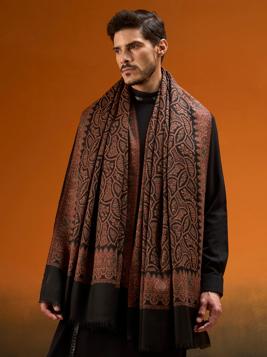 Men Shahi Jaal Jamawar Shawl