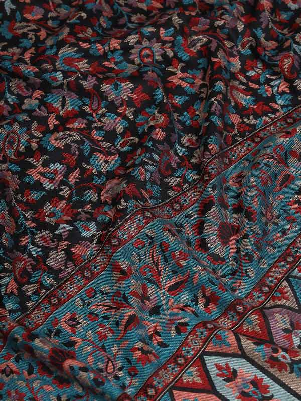 Women Dastaan Woven Design Jamawar Shawl (Size 101X203 CM)