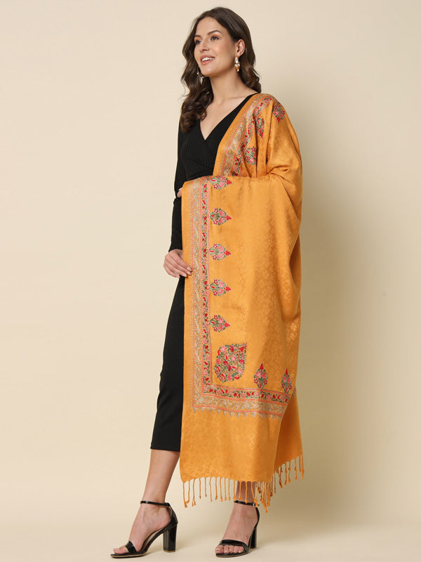 Women's Gulzaar Embroidered Stole (Size 71X203 CM)