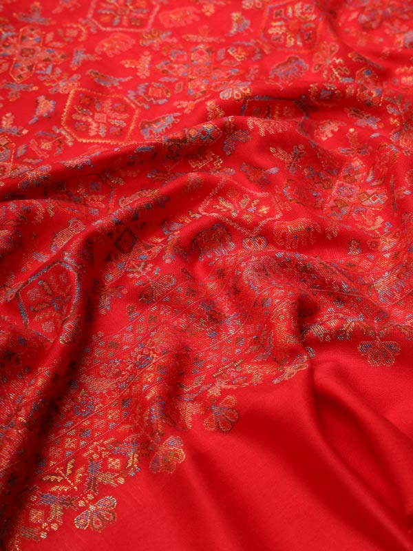 Women’s Ghazal Kaani Zari Stole (Size 72X208 Cms)