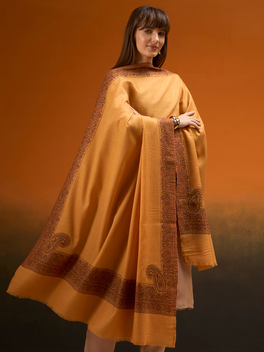 Women Naqsh Kashmiri Jamawar Woven Shawl