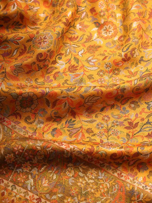 Women's khushnuma Zari Work Woven Design Stole (Size 71X203 CM)