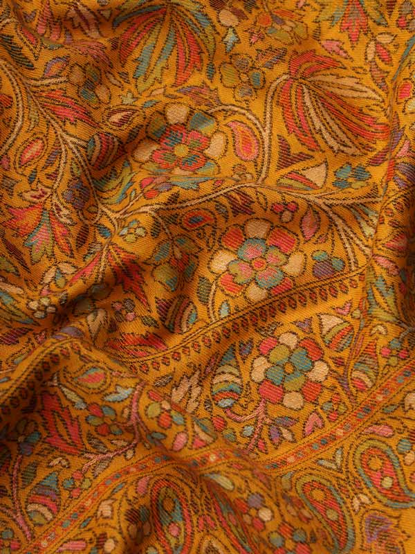 Women  Gul-e-meher Kaani Wool Shawl (Size 101X203 CM)