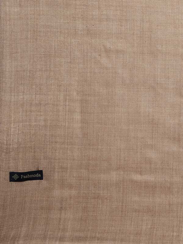 Men Naseem Solid Woollen Shawl (  Size 132x278 CM, Beige )