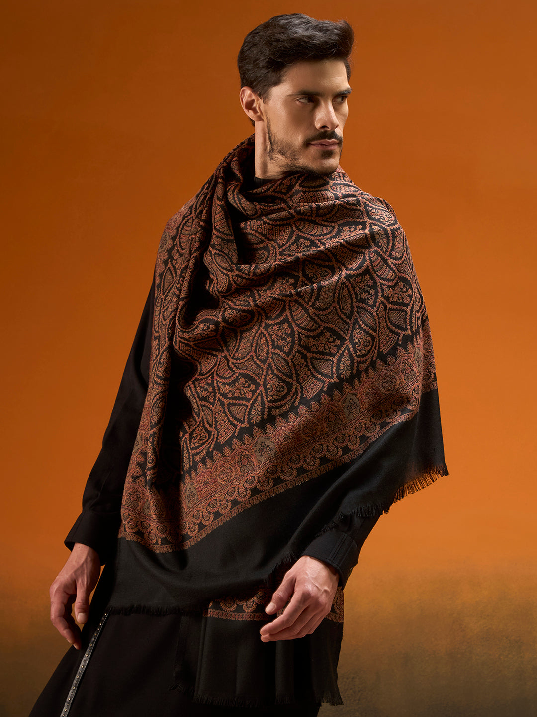 Men Shahi Jaal Jamawar Shawl
