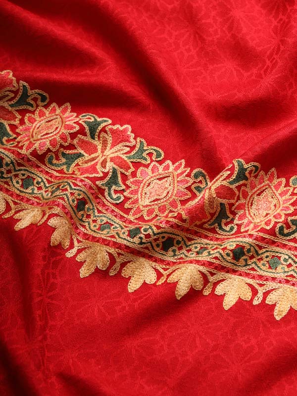 Women's Bahaar Embroidered Stole (Size 71X203 CM)