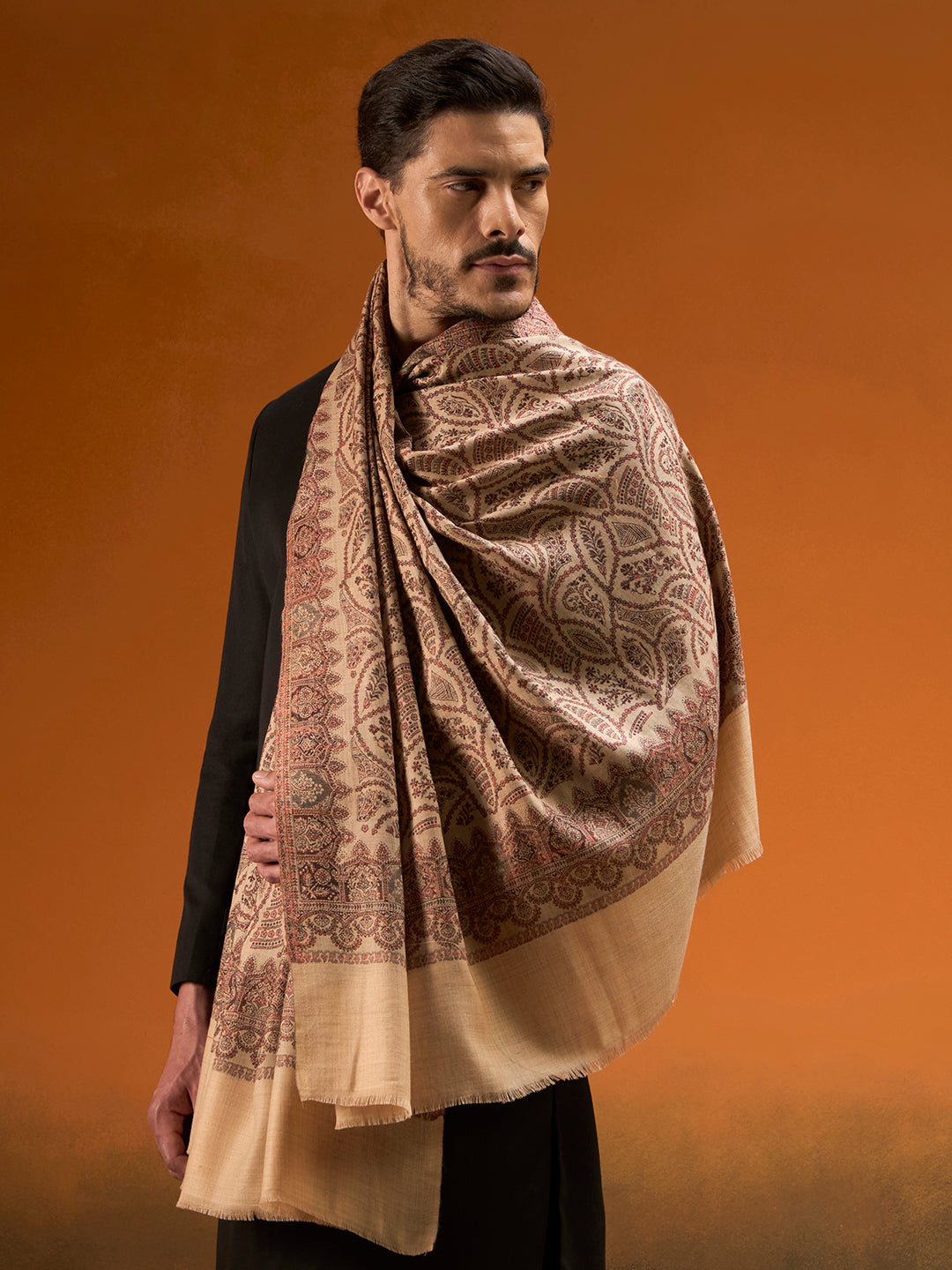 Men Shahi Jaal Jamawar Shawl