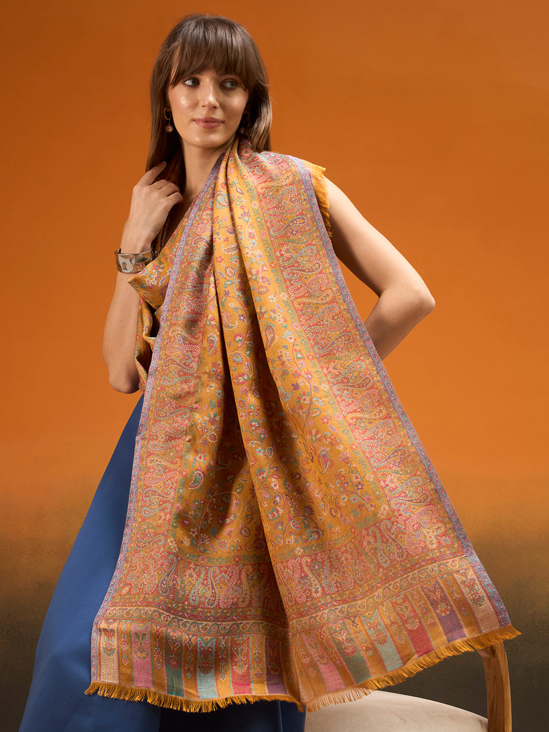 Women Imperial Royal botanica Kaani Stole
