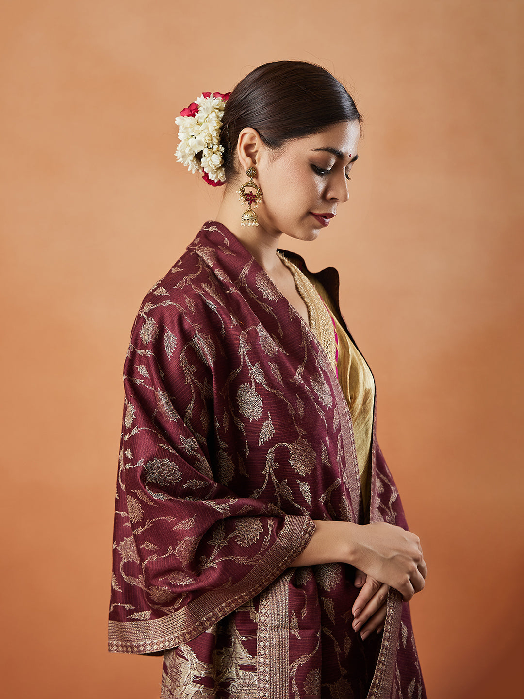 Pashmoda Women Rukhsaar Kaani Stole (Size : 71X203 CM)