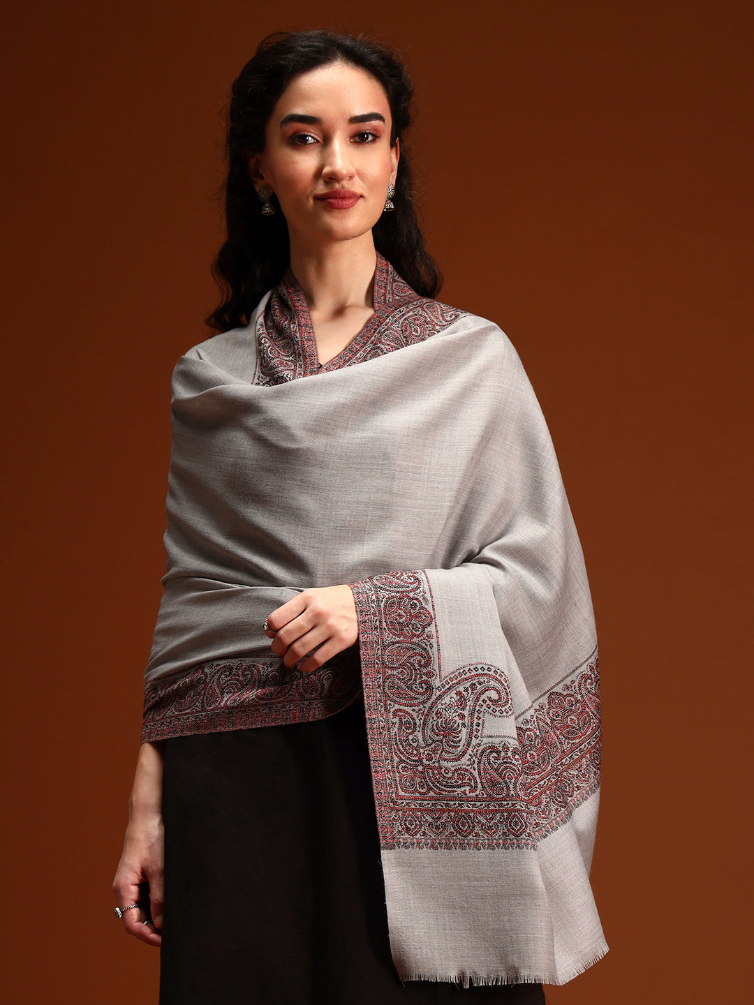 Women Naqsh Kashmiri Jamawar Woven Shawl