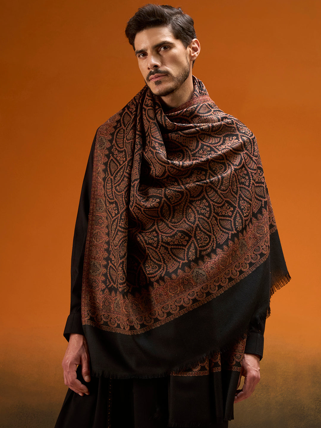 Men Shahi Jaal Jamawar Shawl