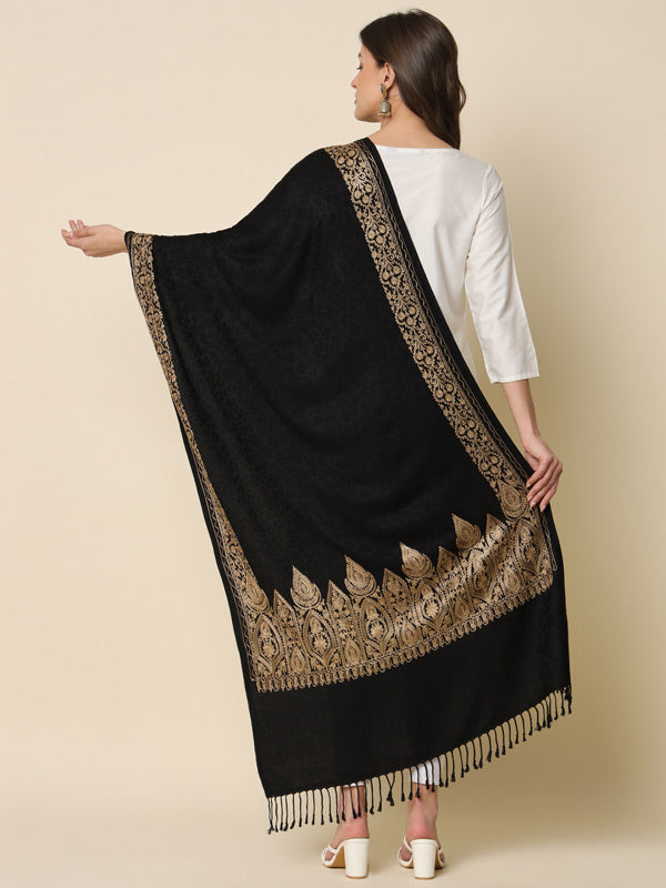 Women's Zarbaft Embroidered Stole (Size 71X203 CM)