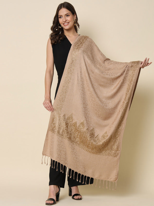 Women's Zarbaft Embroidered Stole (Size 71X203 CM)