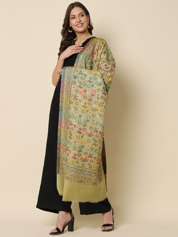 Women's Gulzaar Embroidered Stole (Size 71X203 CM)