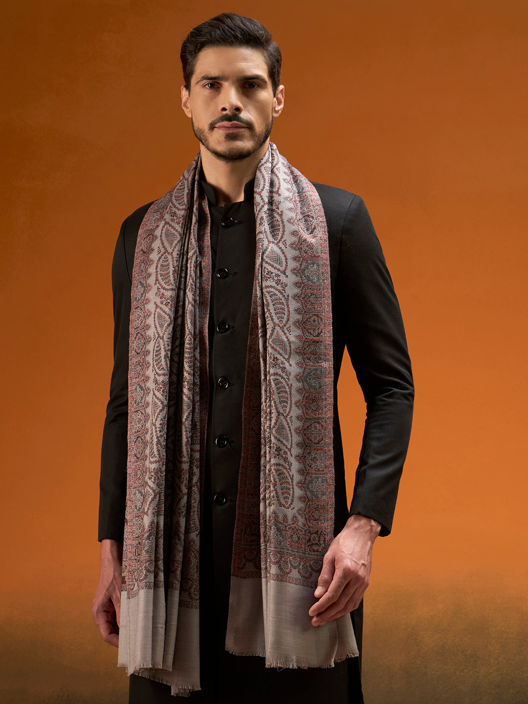 Men Shahi Jaal Jamawar Shawl