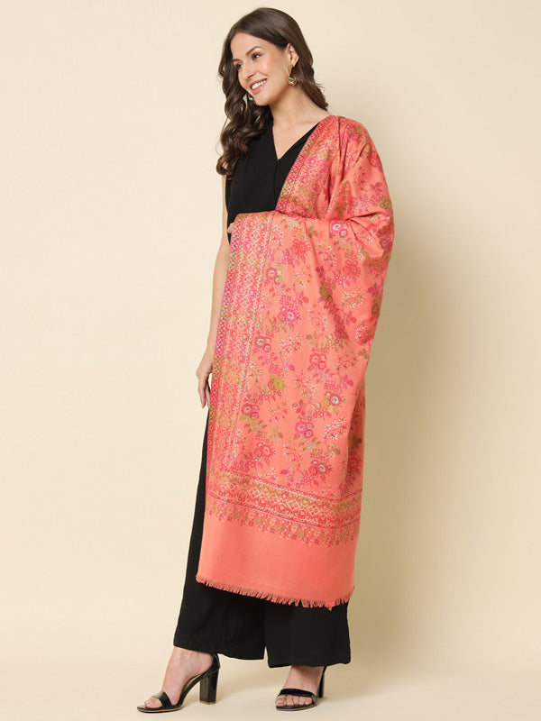 Women's Rangat Kaani Woven Design Stole (Size : 71X203 CM)