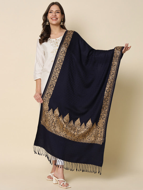 Women's Zarbaft Embroidered Stole (Size 71X203 CM)