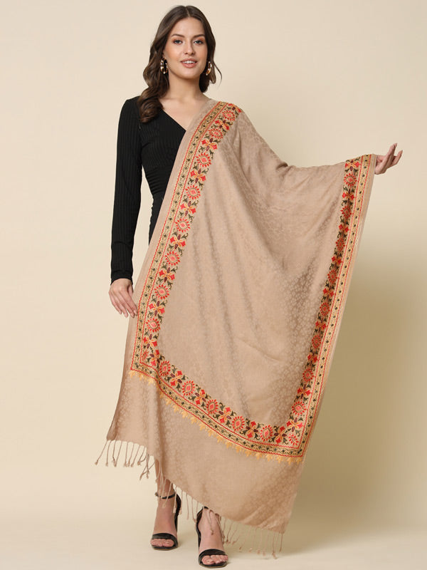 Women's Bahaar Embroidered Stole (Size 71X203 CM)