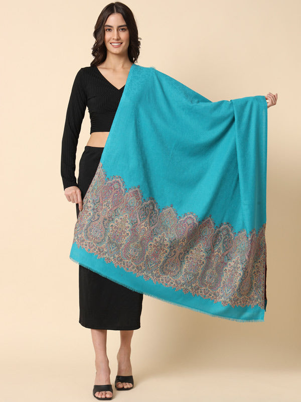 Women's Firoza Kaani Woven Design Shawl (Size: 101 X 203 Cms)