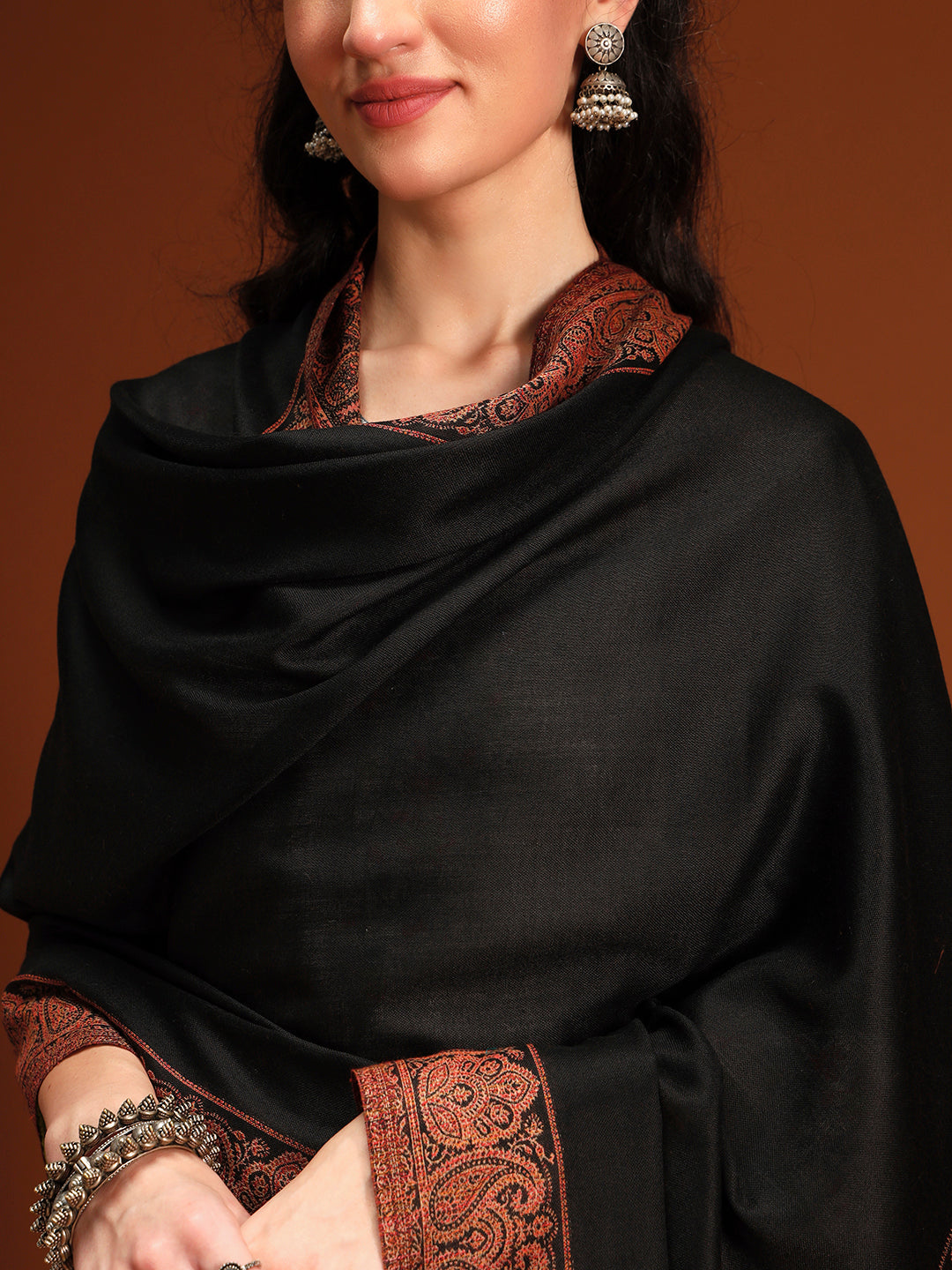 Women Naqsh Kashmiri Jamawar Woven Shawl