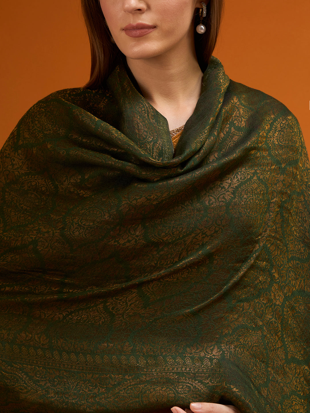 Women Imperial trellis Zari Stole