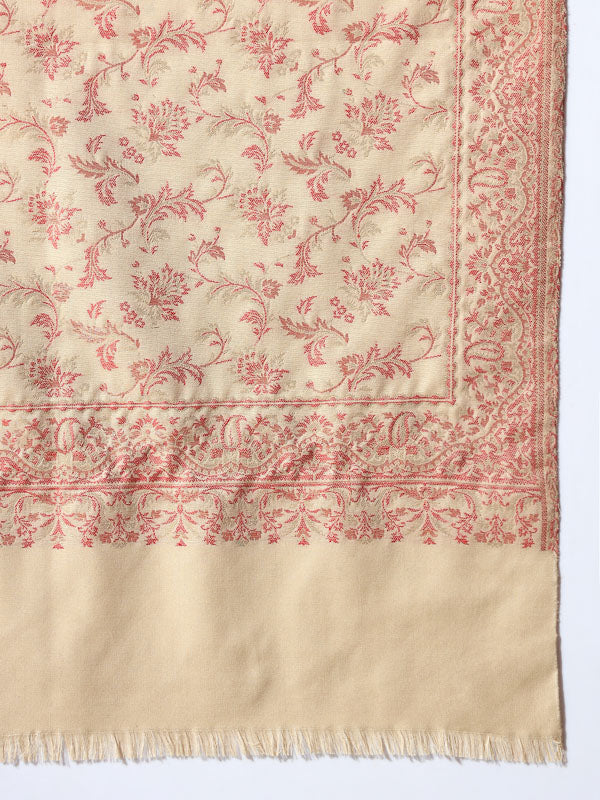 Women Aaraish Woven Design Jamawar Shawl (Size 101X203 CM)